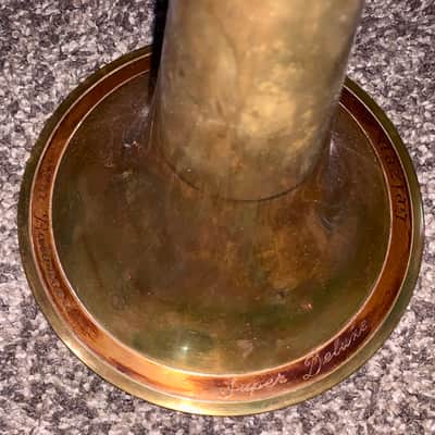 Vintage 1957 Getzen Super Deluxe Bb Tenor Trombone with mouth piece and hardshell case image 6