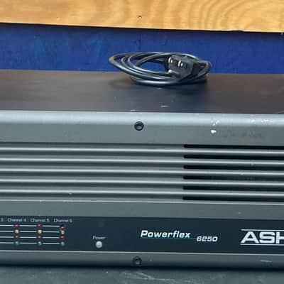 Ashly Powerflex 6250 6 Channel Amplifier 2000's - Black/Grey image 1