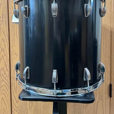Ludwig 6 ply Black Cortex 1980’s 16” Tom image 4