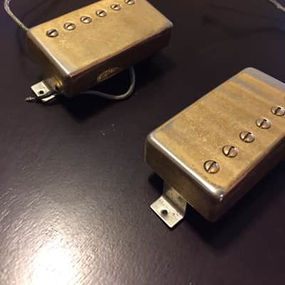 Gibson 490R and 498T Humbucker Pickups Gold image 3