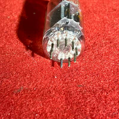 RCA (Single) Vintage 12AU7A Amplifier Electron Vacuum Tube 1970s - Clear Glass image 2