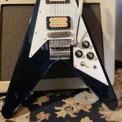 Orville ‘67 Reissue Flying V MIJ w/ Maestro DiMarzio Pickups 1996 - Black image 1