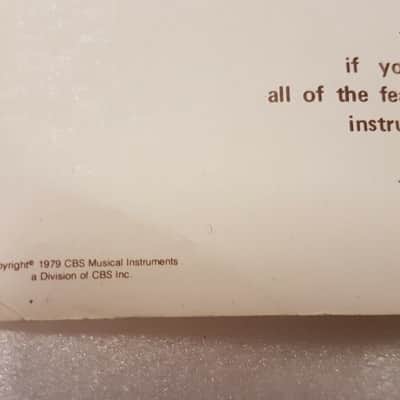 1979 Fender Stratocaster Guitar Hang Tag image 4