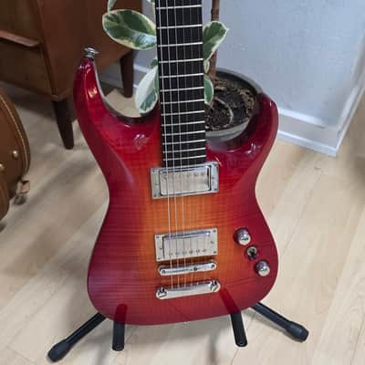 Jackson AT1T USA Archtop 1997 Mahogany Body AAAAA Flame Top American Figured Pro American Kent Armstrong HH Strat Guitar Pre-Fender AT1 Sunburst image 15
