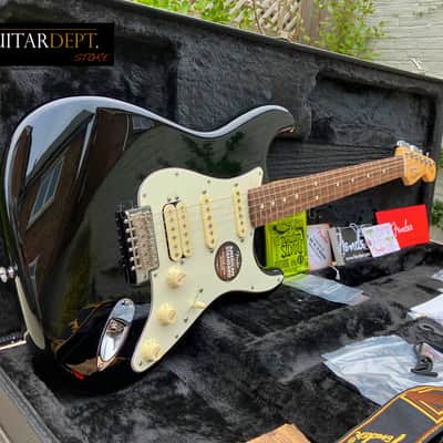 ♚ PRISTINE ♚2014 Fender American Standard Stratocaster HSS *USA♚BLACK♚Custom Shop PuPs image 20
