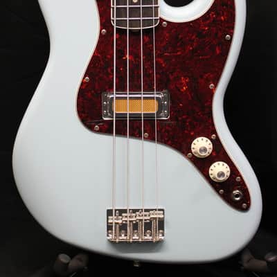 Fender Gold Foil Jazz Bass Ebony Fingerboard Sonic Blue Electric Bass w/Gigbag 8lbs 12oz image 2