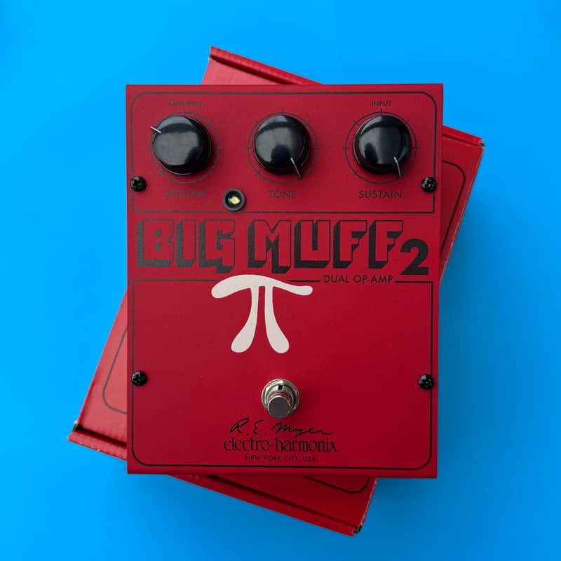 Electro-Harmonix / JHS Big Muff 2 Dual Op-Amp Fuzz 2025 - Red image 1