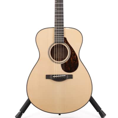 Yamaha FS9 M Adirondack & Mahogany OM Acoustic Guitar Natural image 4