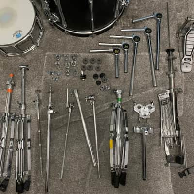 Vintage Pearl BLX 100% birch shells, (made in Japan era) drum kit image 3