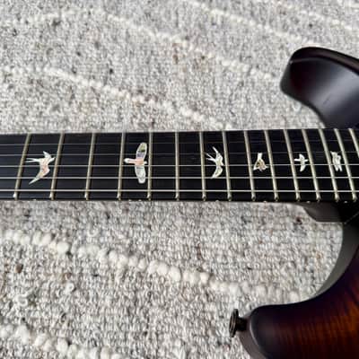 PRS Wood Library Custom 24 10-Top 2019 - Satin Black Gold Wrap image 10