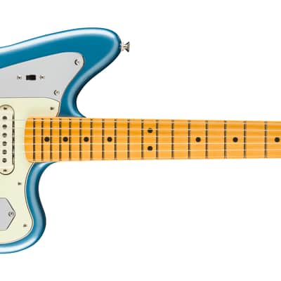 Fender American Professional Classic Jaguar Maple FB Faded Lake Placid Blue with Bag image 1