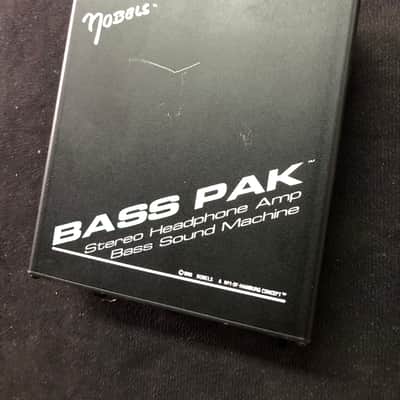 Rare Ampli casque Nobels Bass Pak Stereo Headphone Amp de 1990 Bass Sound machine, same as Fender Bass Pak image 2