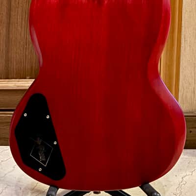 Epiphone Inspired by Gibson Custom SG ‘61 Les Paul Aged Cherry with case 2022 - Aged Cherry image 2