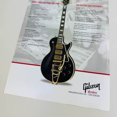 Gibson Custom Jimmy Page Les Paul Custom Flyer 2008 image 2