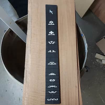 25.5" Scale Jerry Garcia Wolf Fretboard image 1