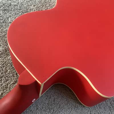 Cherry Burst 38 Inch Acoustic Guitar, ABS Body, Mahogany Neck image 4