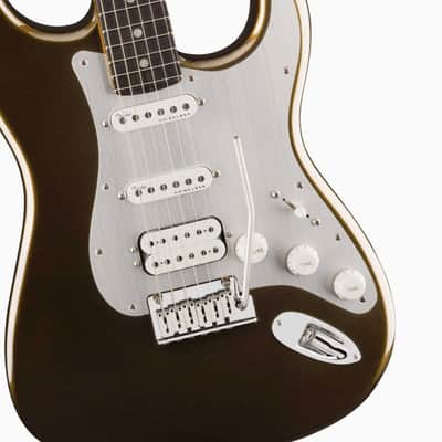 Fender American Ultra II Stratocaster HSS with Ebony Fretboard 2024 - Present - Texas Tea image 3