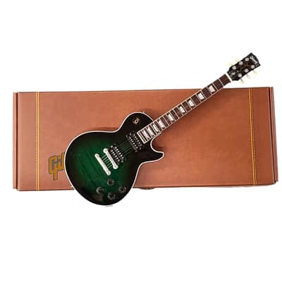 Axe Heaven Slash LP Standard Anaconda Burst Mini Guitar Replica image 3