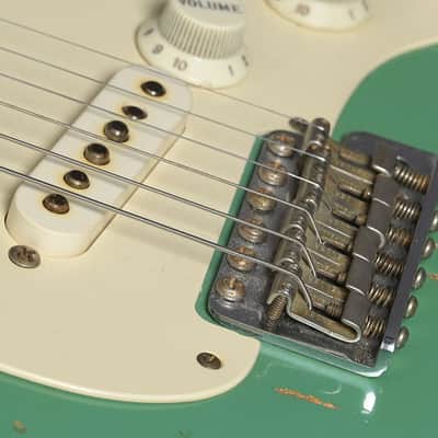 Fender Custom Shop Stratocaster 1955 Relic Foam Green Masterbuilt John Cruz 2016 image 5