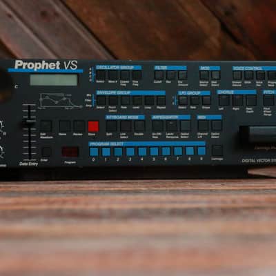 Sequential Prophet VS Rackmount 8-Voice Polyphonic Synthesizer 1986 - 1987 - Black image 3