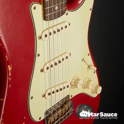Fender Custom Shop 62 Stratocaster Dakota Red Relic 2007 Used (Cod.1528UG) image 9