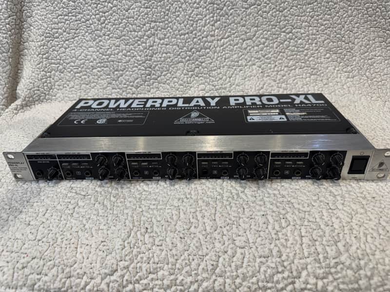 Behringer Powerplay Pro-XL HA4700 4-Channel Headphone Amplifier 2010s Standard image 1