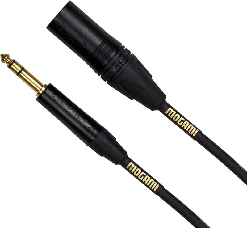 Gold TRSXLRM-25 Balanced 1/4 Inches to XLR Male Patch Cable - 25 Feet image 1