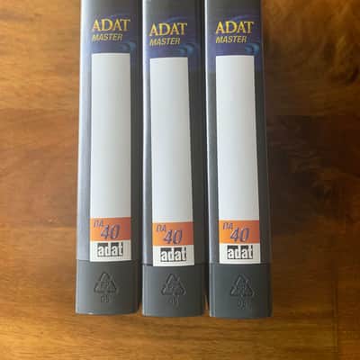 Set of 3 once-used BASF ADAT Master DA 40 (Super VHS or S-VHS) tapes image 1