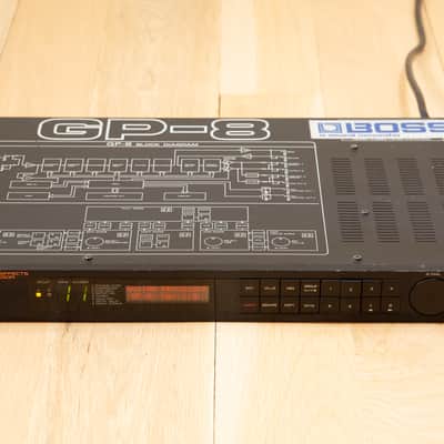 Roland GP-8 Guitar Effects Processor w/ FC-100 Foot Controller, Original Manuals & Cable – Partially Working