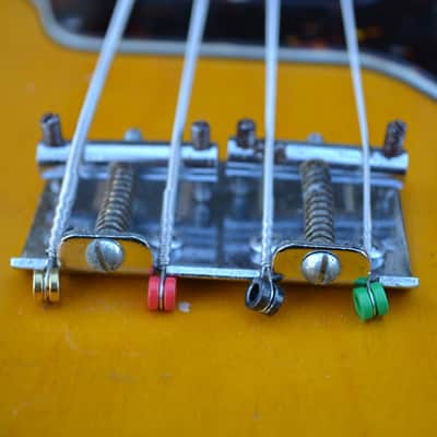 Vintage 1960's Intermark Cipher Bass Guitar Offset Body & Hockey Puck Headstock image 16