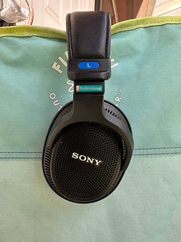 Sony MDR-MV1 Open Back Headphones - 24 Ohms 2023 - Present - Black image 1