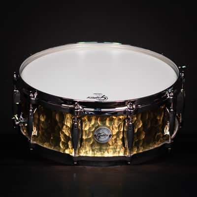 Gretsch 14" x 5" Full Range Hammered Brass Snare Drum image 2