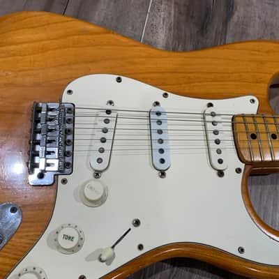 Fender Stratocaster 1973 Blonde natural maple w case OHSC original vintage Antique Natural image 5