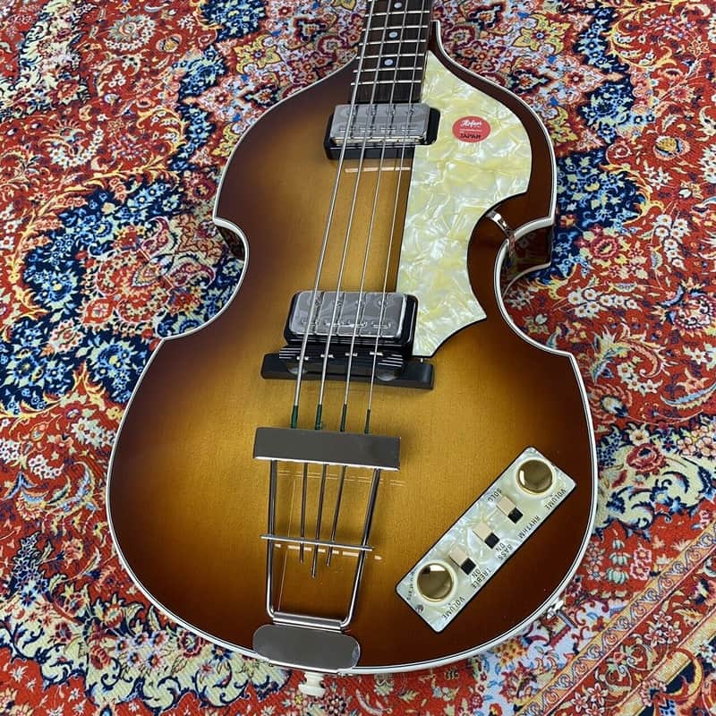 Hoffner Hofner: H500/1-63-AR-0 Violin Bass 'Artist' Electric Bass - flame maple image 1
