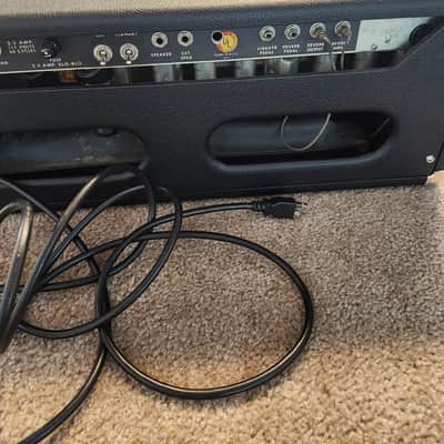 Vintage 1970s Fender Twin Reverb Amp Head with Footswitch image 8
