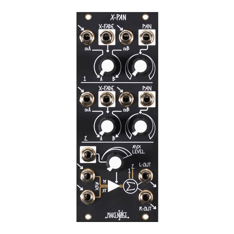 Make Noise X-PAN Eurorack Stereo Mixer/Pan Module image 1