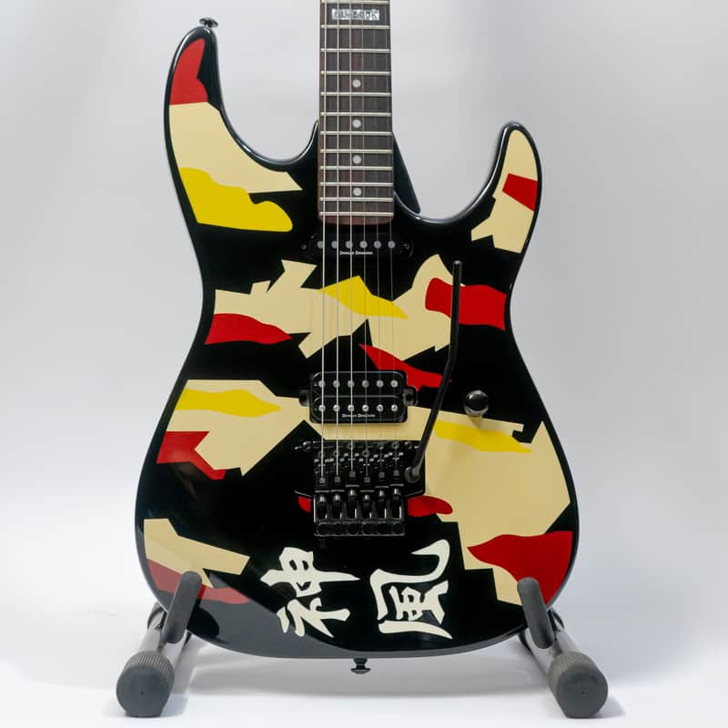 2005 ESP LTD GL-500k George Lynch Signature Guitar with Case - Kamikaze image 1