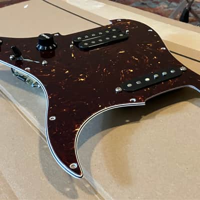 Warmoth Stratocaster Loaded Tortoiseshell Pickguard Gibson BB2/Dimarzio Area 61 image 3
