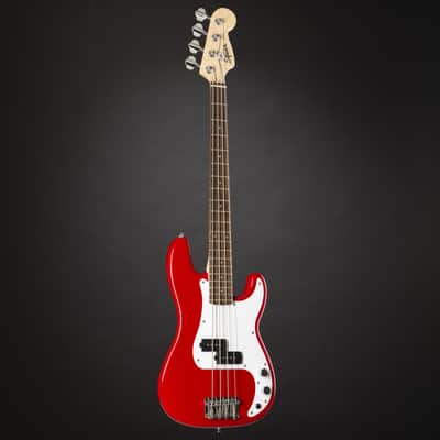 Squier Mini Precision Bass IL Dakota Red - 4-String Electric Bass image 9