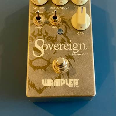 Wampler Sovereign Distortion Pedal - Silver Bild 1