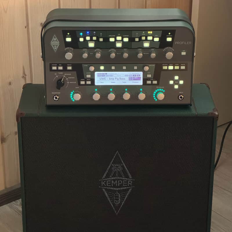 Kemper Amps Profiler Head Bundle (with Kemper Cabinet + Hotone Loudster power amp) image 1