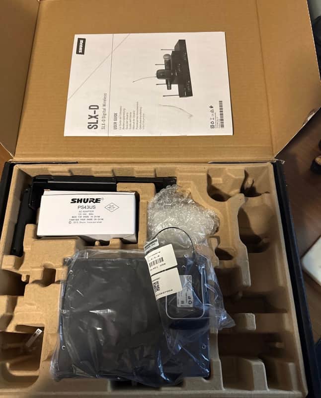 Shure SLXD14-G58 SLX-D Wireless Guitar System Band G58 - Guitar Cable Included image 1