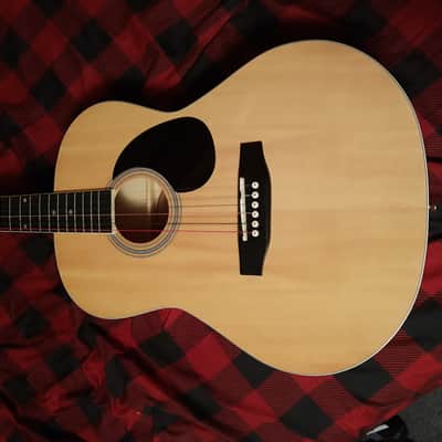 Kona K394D Acoustic Guitar New Colorful Strings image 1