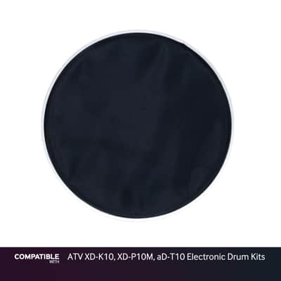 Black 10" Mesh Drum Head for ATV XD-K10, XD-P10M, aD-T10 Electronic Drum Kits image 1
