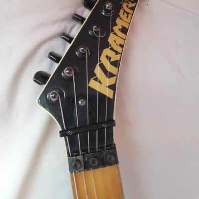 Vintage 1987 American Kramer Sustainer guitar maple neck image 3