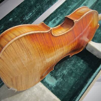 Jacobus Stainer German 4/4 Violin Germany Circa-1930s-1940s-Reddish Brown Varnish image 20