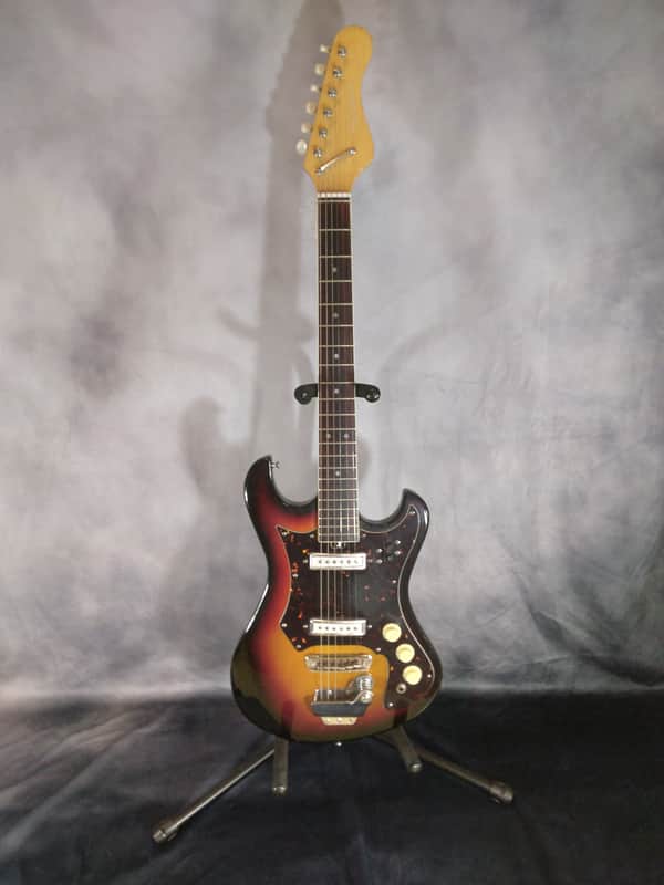 Silvertone Rare, Vintage, Made in Japan, Electric Guitar Model 319-14109? 1960s - Tobacco Burst image 1