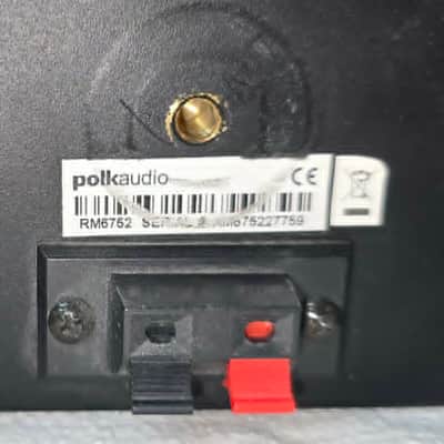 Polk RM-6751 Bookshelf Speakers & RM6752 Center Speaker - Black image 3