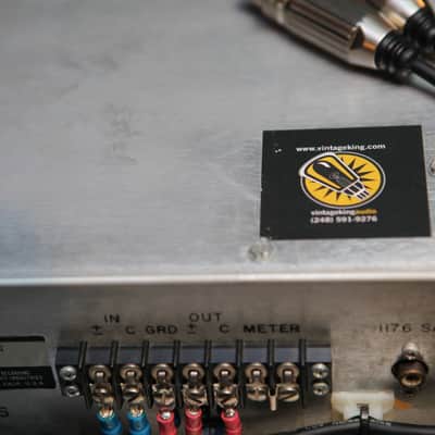 Urei Universal Audio 1176LN Rev. F Limiting Amplifier 1970s - Black Panel image 4