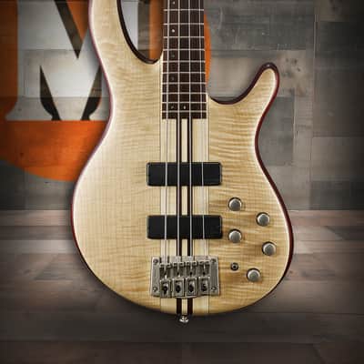 Cort Artisan Series A4 Plus Bass Guitar - Open Pore Natural image 1